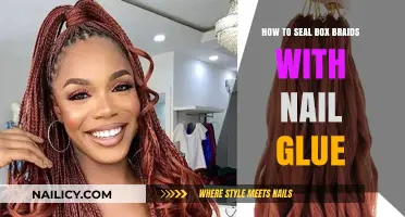 Seal Box Braids Perfectly: A Nail Glue Technique Guide