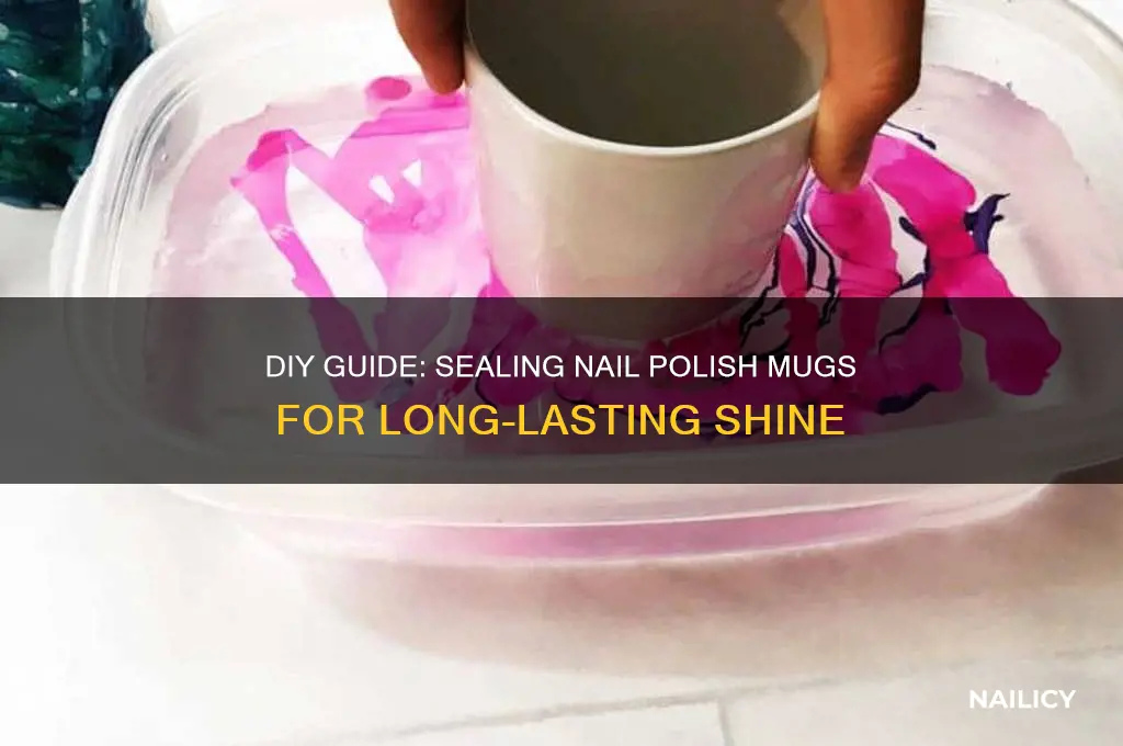 how to seal nail polish mugs