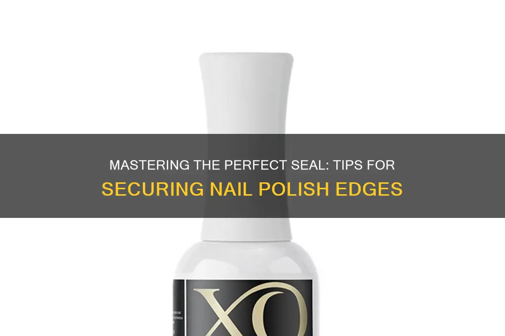 how to seal off nail end with nail polish