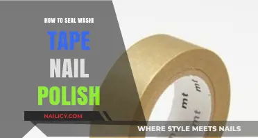Creative Washi Tape Nail Polish Sealing Techniques for Long-Lasting Designs