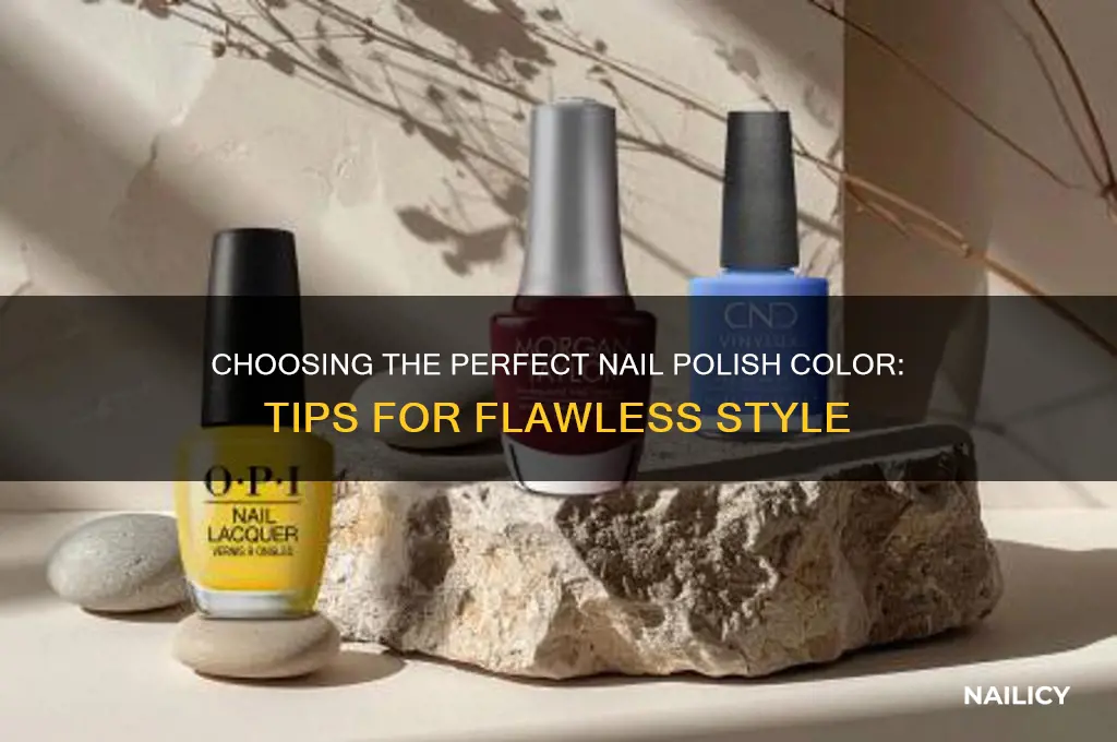 how to select a nail polish color