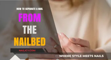 Safely Separating a Nail from the Nailbed: A Step-by-Step Guide