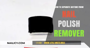 Separating Acetone: Nail Polish Remover Simplified