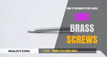 Efficient Methods to Separate Steel Nails from Brass Screws Easily