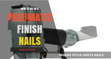 Mastering Pneumatic Finish Nails: A Guide to Setting 16-Gauge Nails