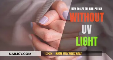 Gel Nail Polish: Setting Without UV Light