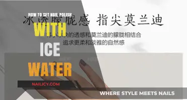 Quick Nail Polish Setting Trick: Ice Water Method Explained
