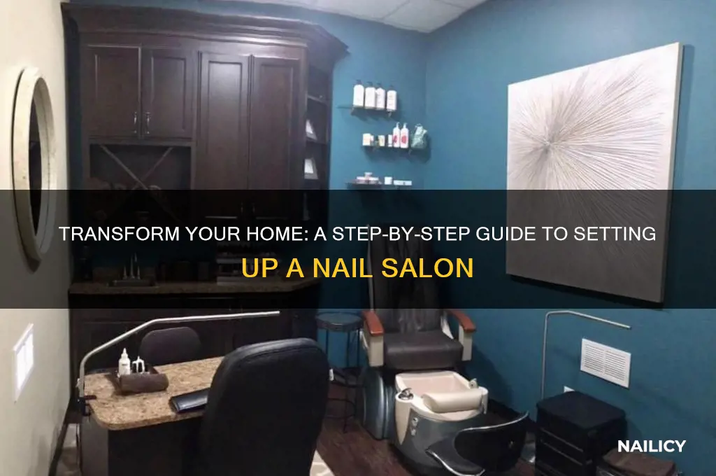 how to setup a home based nail salon