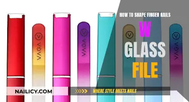 Shaping Nails: Glass Files for Perfect Manicures