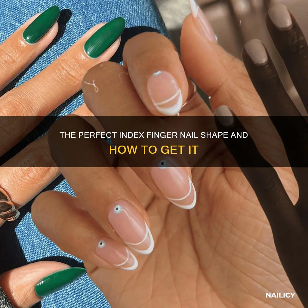 how to shape index finger nail