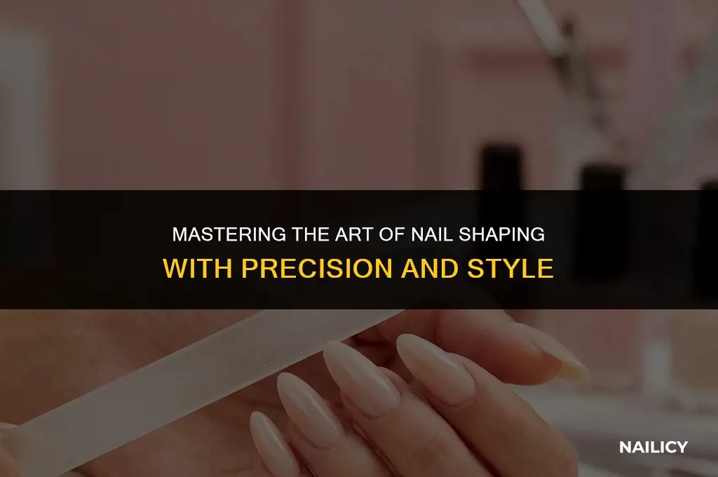 how to shape nails using ge
