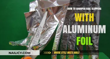 Sharpen Nail Clippers Easily: Aluminum Foil Hack for Precision Trimming