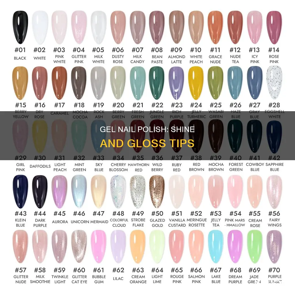 how to shine gel nail polish