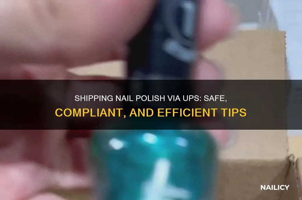how to ship nail polish ups
