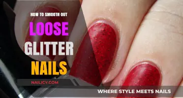 Smooth and Shine: Mastering the Art of Flawless Glitter Nails