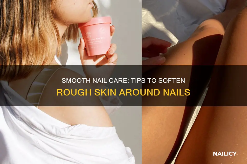how to smooth rough skin around nails