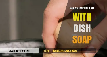 Easy Nail Soaking Method: Remove Nails with Dish Soap Effortlessly
