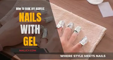 Soaking Off Acrylic Nails: Gel Removal Guide