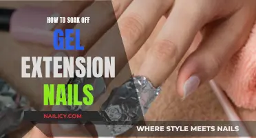 Gel Extension Nails: Soak-Off Methods for Easy Removal