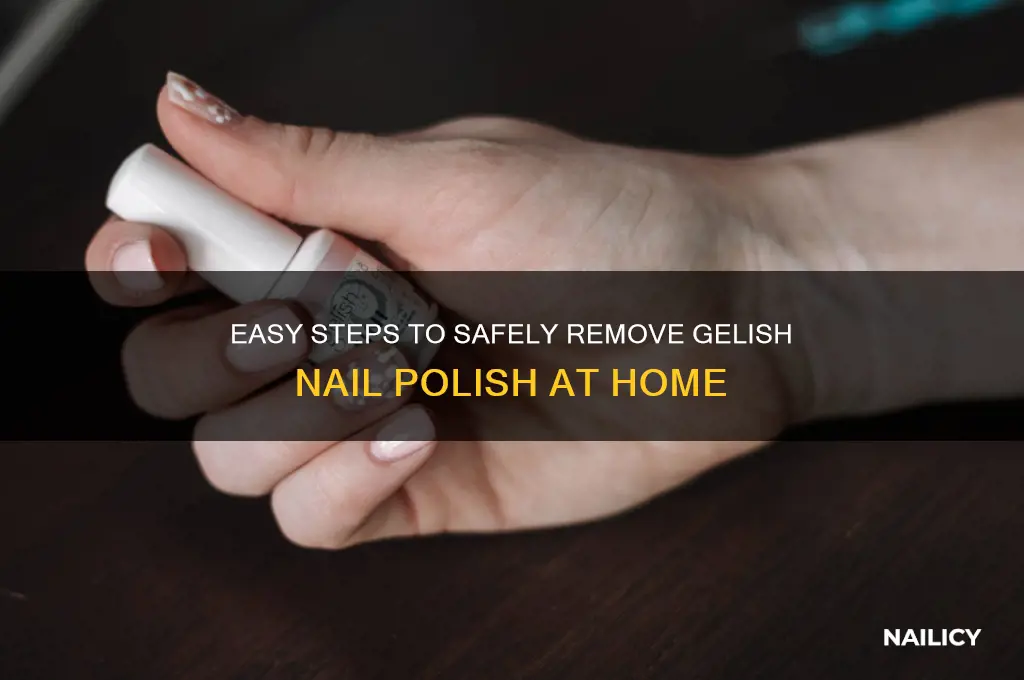 how to soak off gelish nail polish