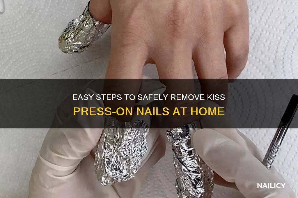 how to soak off kiss press on nails