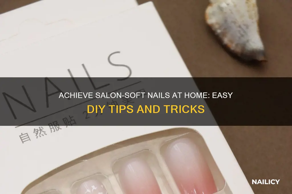 how to soften nails like salon