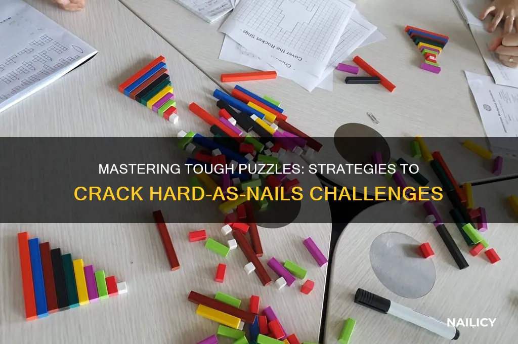 how to solve hard as nails puzzle