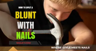 Mastering the Art: How to Split a Blunt with Nails Effortlessly