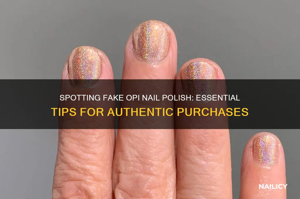 how to spot a fake opi nail polish
