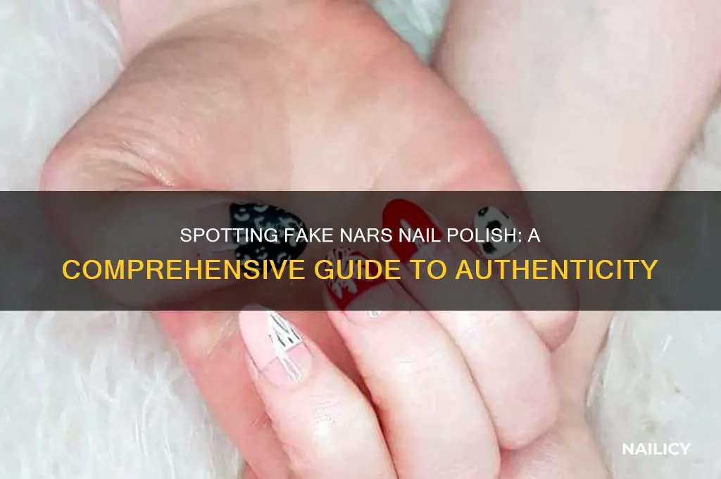 how to spot counterfiet nars nail polish