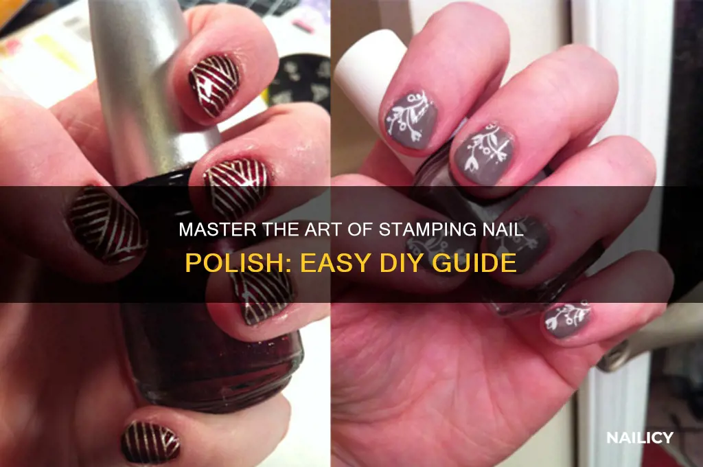 how to stamp nail polish