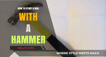 Mastering the Hammer: A Beginner's Guide to Starting Nails Effortlessly