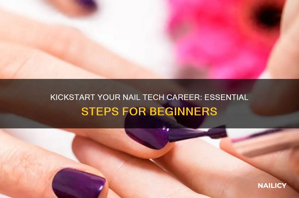 how to start as a nail tech