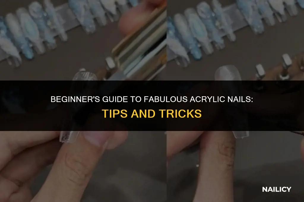 how to start using acrylic nails