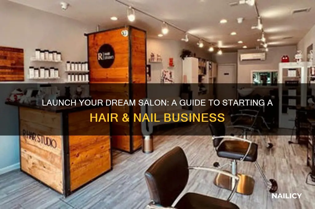 how to start your own hair and nail salon