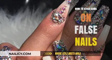 Sparkle Up Your Manicure: Easy Gem Application for False Nails