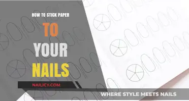 Easy Nail Art Hack: How to Stick Paper to Your Nails