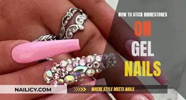 The Art of Adhering Rhinestones to Gel Nails