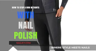 Quick Fix: Stop Tights Runs with Nail Polish Easily