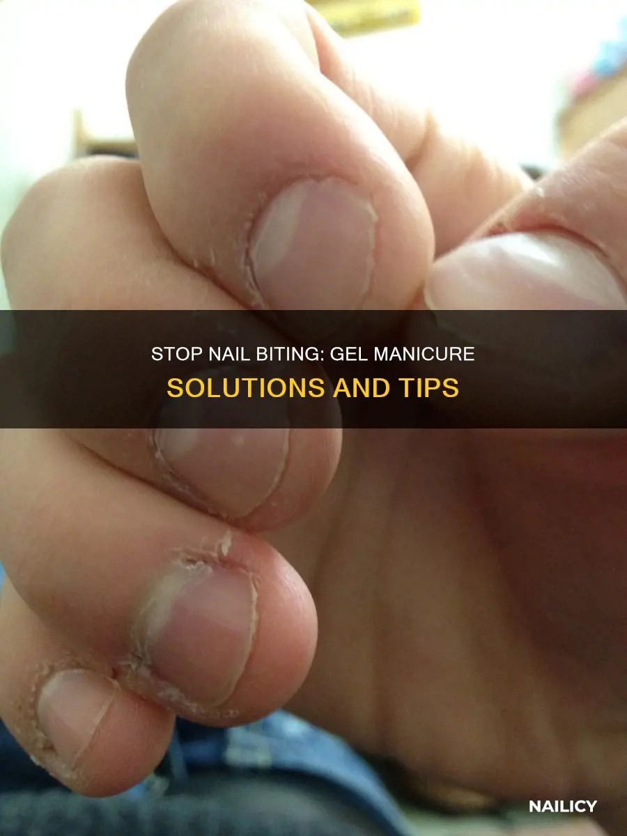 how to stop biting nails gel manicure