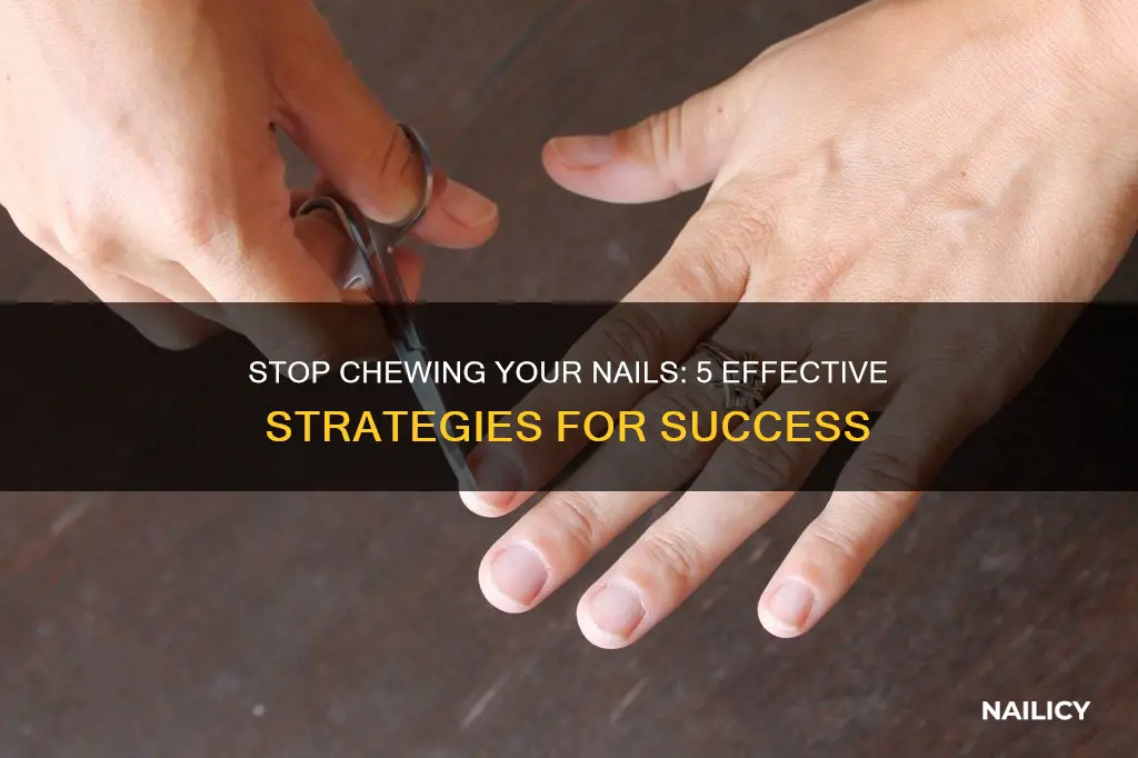 how to stop eating finger nails