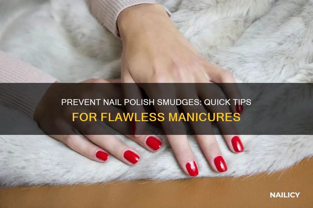 how to stop finger nail polish from messing up