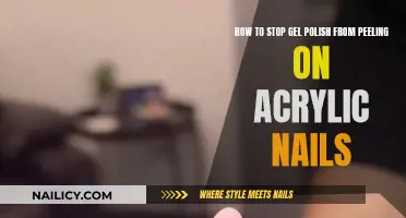Prevent Gel Polish Peeling on Acrylic Nails