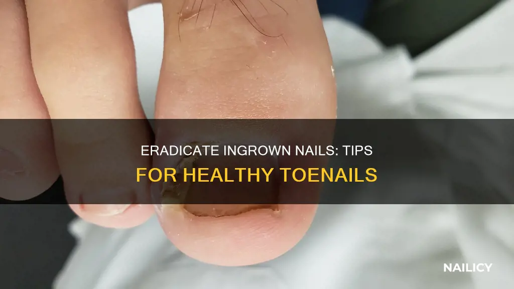 how to stop growing ingrown nail
