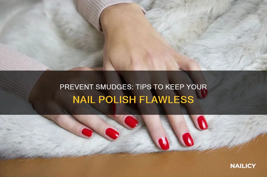how to stop nail polish from smudging