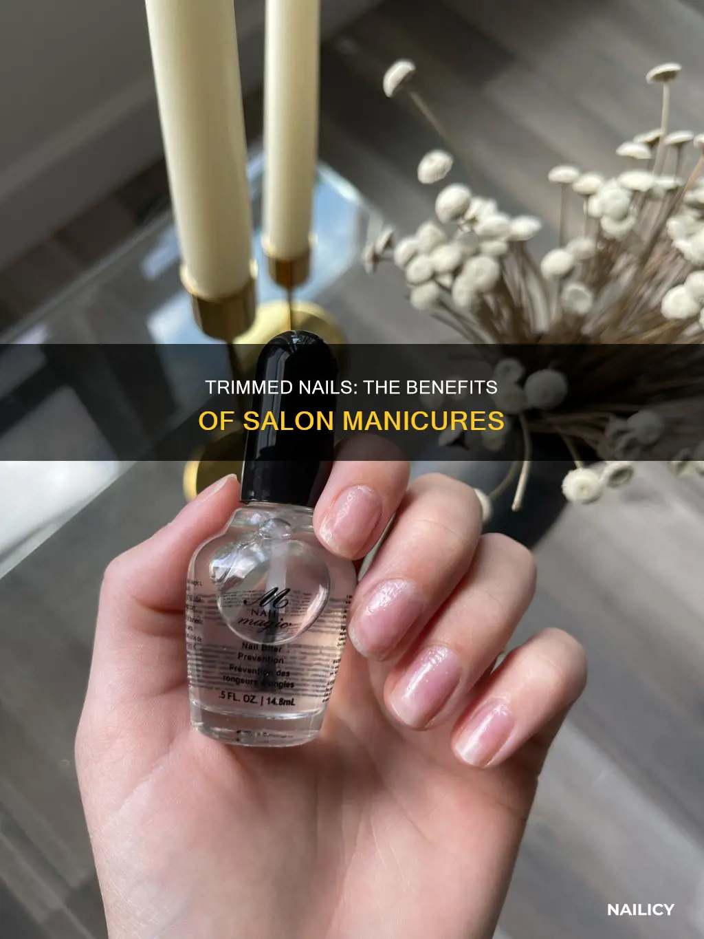how to stop your self from cutting your own nails