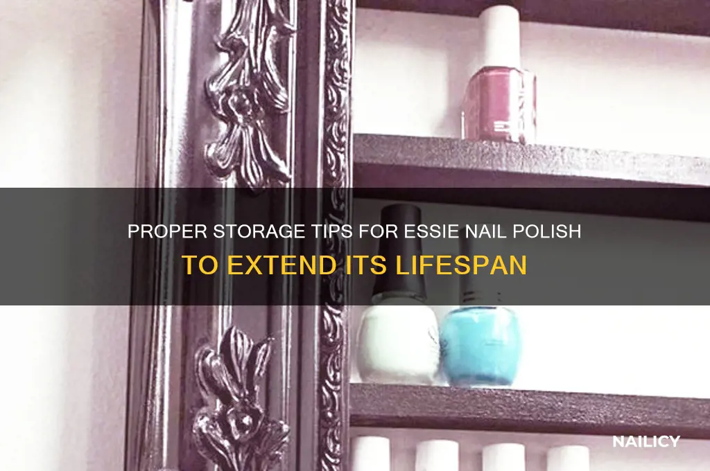 how to store essie nail polish