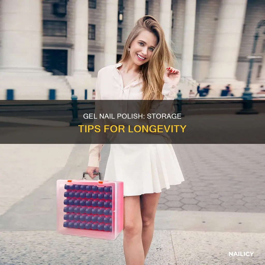 how to store gel nail polish