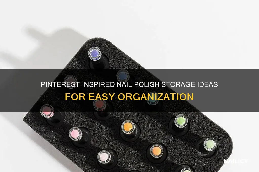 how to store nail polish pintrest