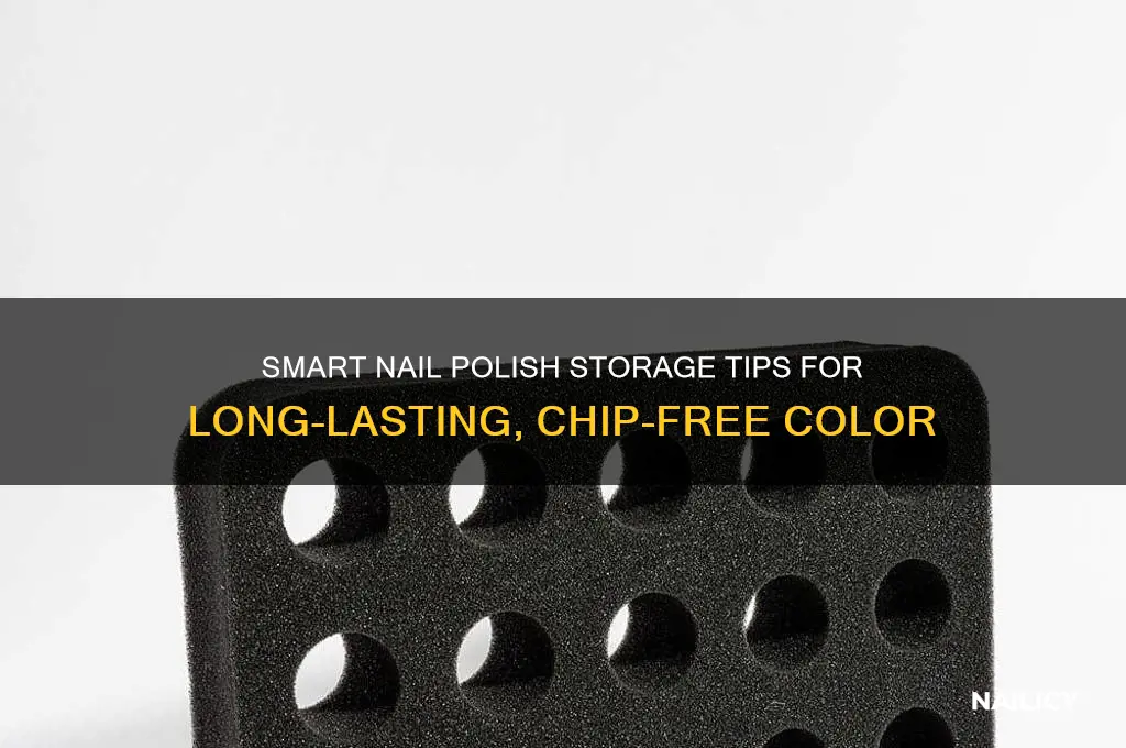 how to store your nail polish
